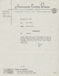 Raffles Memo