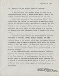 Letter to Members of The TCC by Joseph J. Suarez