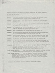Emergency Resolution by Hispanic Christian Churches Convention of Texas.