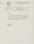 Carroll M. Hutton Correspondence
