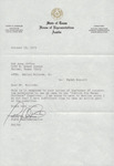 Letter from Terry A. Canales