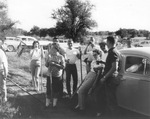 Clean-up with student workers at Middleton Tate Johnson Cemetery