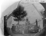 Fish Creek School class outside school building