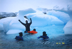 Landing at Cuverville Island in Antarctica.