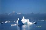 Icebergs in Antarctica.
