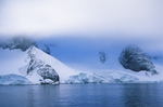 Coastline in Antarctica. by David Finfrock