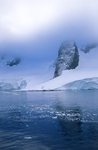 Coastline in Antarctica. by David Finfrock