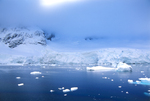 Coastline in Antarctica. by David Finfrock