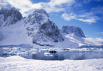 Zodiac to Pleneau Island in Antarctica.