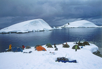 Camping at Enterprise Island in Antarctica. by David Finfrock