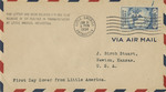 Little America Antarctica Postal Cover by David Finfrock