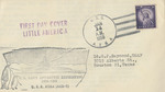 Little America Antarctica Postal Cover to Houston by David Finfrock