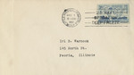 Little America Antarctica Postal Cover to Peoria by David Finfrock