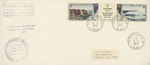 Adélie Coast Antarctica Postal Cover to Houston by David Finfrock
