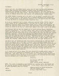 Don Monisch Letter by David Finfrock and Don Monisch