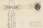 Chaplain Antarctica Postal Cover by David Finfrock
