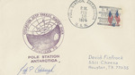 Pole Station Antarctica Postal Cover by David Finfrock
