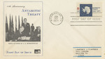 Antarctic Treaty Commemoration Postal Cover by David Finfrock