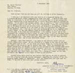 B. V. Coyne Correspondence by B. V. Coyne