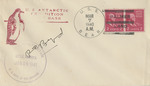 Little America Antarctica Postal Cover by David Finfrock