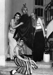 Flora and Dickson Reeder with friends in Middle East costume