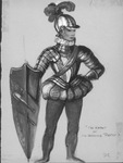 Original costume sketch for "Knight of the Burning Pestle"