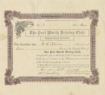 Stock Ownership Certificate