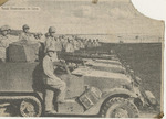 Image of Tank Destroyers in Line carrying 75mm guns on Halftracks.