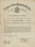 Camp Wolters Training Completion Certificate