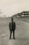Serviceman Standing in Field