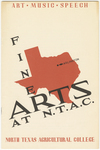 North Texas Agricultural College's Division of Fine Arts bulletin