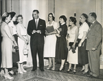 Lyndon B. Johnson meeting with International Ladies' Garment Workers' Union by Nate Fine Photo