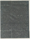 Letter to William W. Holman from Isaac Van Zandt by Isaac Van Zandt