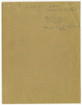 Letter from Robert Lee Carter to Tom Davis by Robert Lee Carter