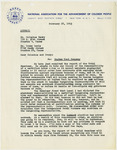 Letter from Robert Lee Carter to L. A. Ashley by Robert Lee Carter