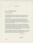 Correspondence from Arlington State College President Dr. Jack R. Woolf to Texas A&M System Chancellor Dr. M. T. Harrington by Jack R. Woolf