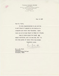 Correspondence from Thomas Hudson McKee to Arlington State College President Jack R. Woolf by Thomas Hudson McKee