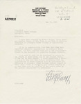 Correspondence from Fred J. Finch to Arlington State College President Jack R. Woolf by Fred J. Finch Jr.