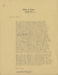 Correspondence sent from William R. Hughes from Longview, Texas to Arlington State College President Dr. Jack Royce Woolf