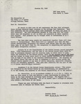 Two correspondences sent from Seaborn Jones from Fort Worth, Texas to Arlington State College President Dr. Jack Royce Woolf