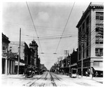 Downtown Fort Worth, Texas at Houston Street and 8th Street, looking north