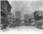 Downtown Fort Worth, Texas at Main Street and 10th Street