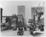 Downtown Fort Worth, Texas at Main Street and 10th Street