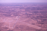 Amon Carter Air Field, aerial view, ca. 1950s