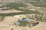 Air view of Arlington Stadium