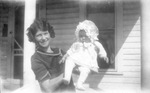 Fay Dumas with baby Patsy (Mrs. Horace Dumas)