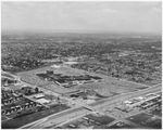 Aerial view of Seminary South shopping center, Fort Worth, Texas