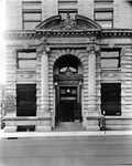 Fort Worth National Bank entrance, 5th Street and Main Street, downtown Fort Worth, Texas