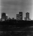 Construction of Continental Plaza building (left) and City Center Towers (right) by Jack White