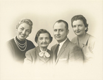 Bertha Williams with her children, Bebe, Bobby, and Virginia